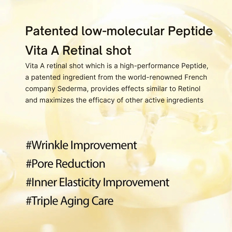 Vita A Retinal shot Tightening booster.